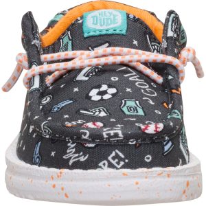 wally toddler sports fan black/multi