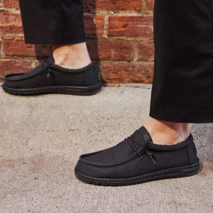wally stretch canvas black/black