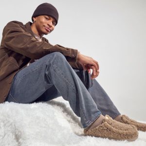 wally slipper cozy timber wolf