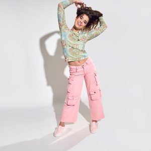 wendy slip terry stripe stripe pink/white