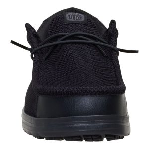 wally work ce slip resistant black