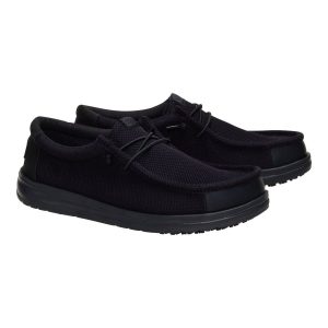 wally work ce slip resistant black