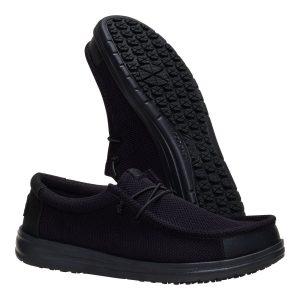 wally work ce slip resistant wide black