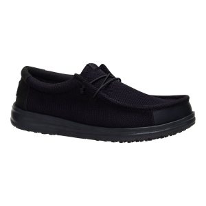 wally work ce slip resistant wide black